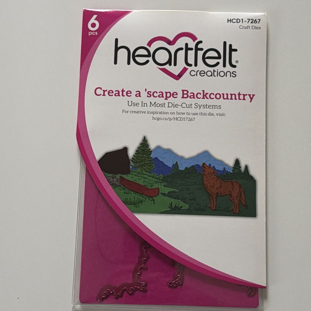 Heartfelt Creations " Create a 'scape Backcountry " Craft Dies HCD1-7267